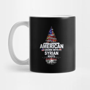 Christmas Tree  American Grown With Syrian Roots - Gift for Syrian From Syria Mug